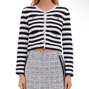 Maje striped cardigan